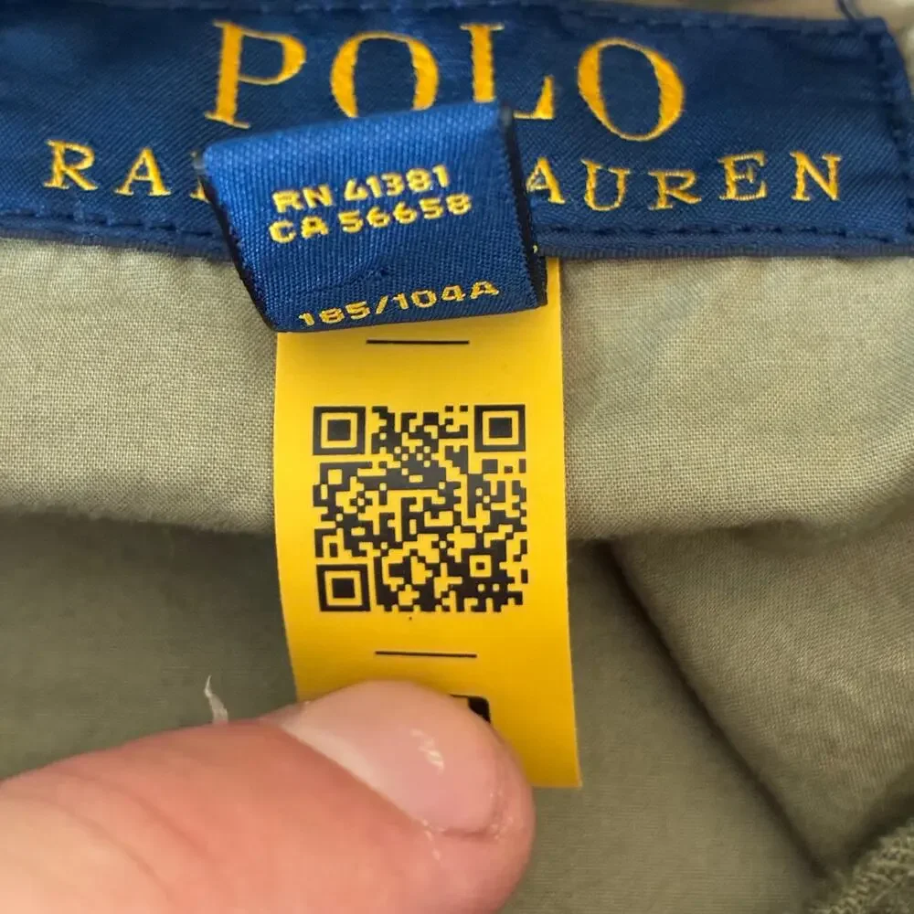 Polo Ralph Lauren M-65 Cotton Herringbone Field Jacket Mens XL Olive Drab